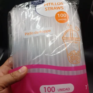 Pitillo Frappe Paq 150 Und